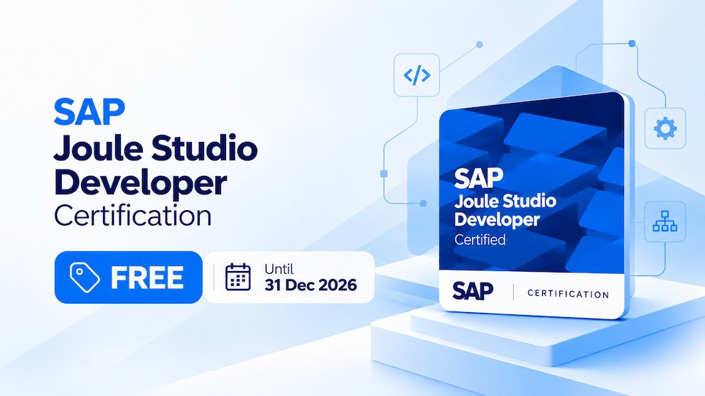 SAP Joule Studio Developer Certification: Free Until 31 December 2026